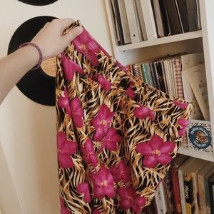 vintage escada floral pants | size 34